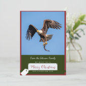 ハゲのイーグルクリスマスカード シーズンカード (スタンド正面)