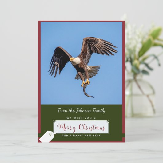 ハゲのイーグルクリスマスカード シーズンカード (スタンド正面)