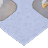 ハゲのイーグルヘッドブルー テーブルクロス (アングル)