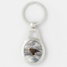 ハゲのイーグルメタルキーチェーン