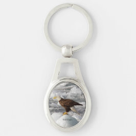 ハゲのイーグルメタルキーチェーン キーホルダー