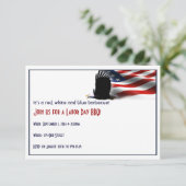 ハゲのワシがフラワーデーを飛ぶ 招待状 (スタンド正面)