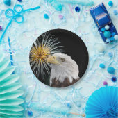 ハゲのワシと花火 ペーパープレート (パーティー)