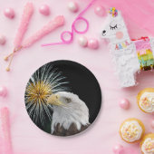 ハゲのワシと花火 ペーパープレート (パーティー)