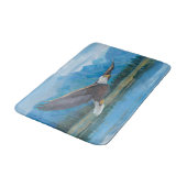 ハゲのワシのソアリング バスマット (アングル)