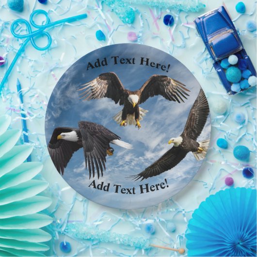 ハゲのワシのソアリング ペーパープレート (パーティー)