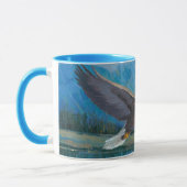 ハゲのワシのソアリング マグカップ (左)