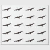 ハゲのワシのソアリング ラッピングペーパー (フラット)