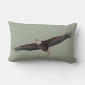 ハゲのワシのソアリング ランバークッション (裏面)