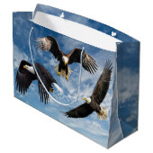 ハゲのワシのソアリング ラージペーパーバッグ (裏面アングル)