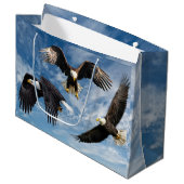 ハゲのワシのソアリング ラージペーパーバッグ (正面アングル)