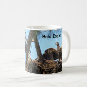 ハゲのワシの群れ コーヒーマグカップ (正面右)