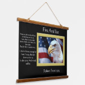 ハゲのワシの頭があなたを見て 吊り下げ型タペストリー (傾斜あり)