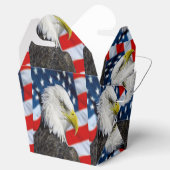 ハゲのワシの頭とアメリカ国旗 フェイバーボックス (オープン)