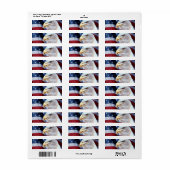 ハゲのワシ頭 ラベル (フルシート)