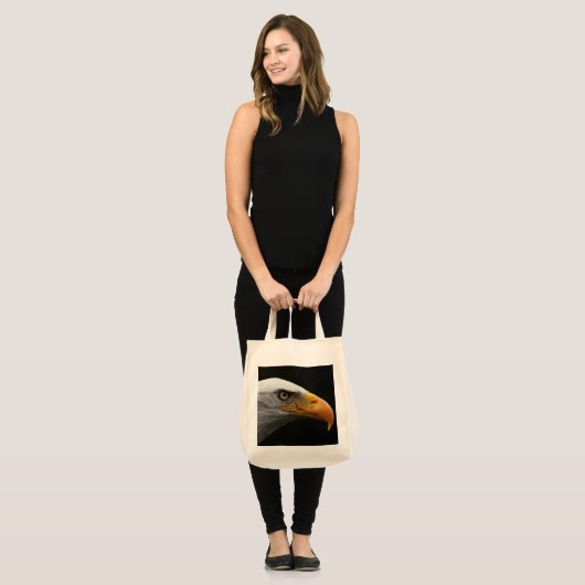 ハゲのワシ トートバッグ (正面(モデル))