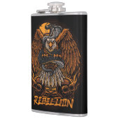 ハゲのワシ、ヘビとスカル フラスク (左)