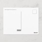 ハゲの羽はがき ポストカード (裏面)