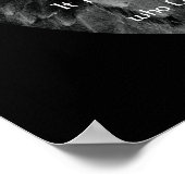 ハゲの鷲と愛国的引用文 ポスター (角)