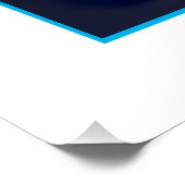 ハゲの鷲の山と愛国的な風景 ポスター (コーナー)