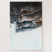 ハゲの鷲の飛行岩 ジグソーパズル (縦)