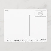 ハゲやる気を起こさせるワシ ポストカード (裏面)