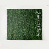 ハゲウォール背景 - 結婚式写真背景 タペストリー (正面(横))