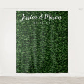 ハゲウォール背景 - 結婚式写真背景 タペストリー (正面)