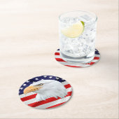 ハゲエレガントワシ ラウンドペーパーコースター (インサイチュ)