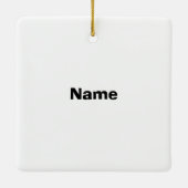 ハゲオーナメント セラミックオーナメント (裏面)