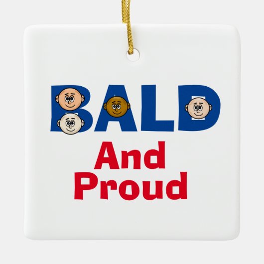 ハゲオーナメント セラミックオーナメント (正面)