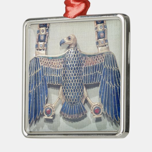 ハゲタカのペンダントが付いているネックレス メタルオーナメント (左)