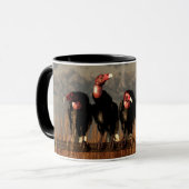 ハゲタカの四つ組 マグカップ (正面左)