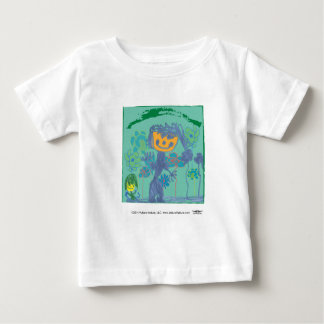 ハゲタカのKulture®の子供の芸術のベビーのひだの服 ベビーTシャツ
