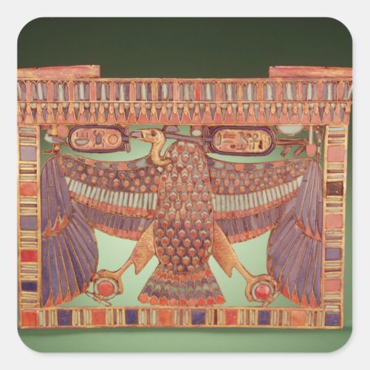 ハゲタカ飾科のパイロン スクエアシール (正面)