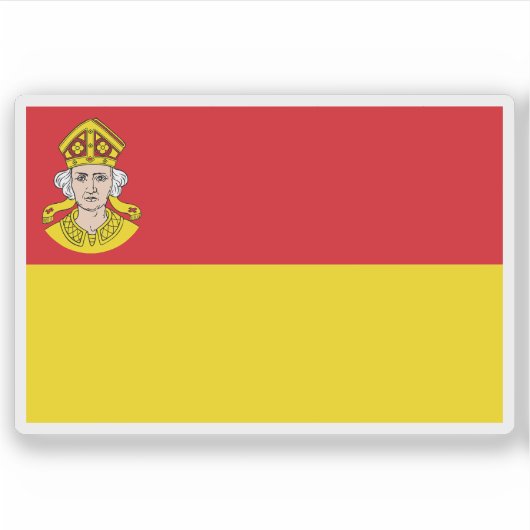 ハゲノウ国旗 シール (正面)