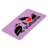 ハゲワシが大好き（北米） マグネット (左側)