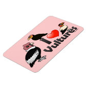 ハゲワシが大好き（南米） マグネット (左側)