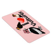 ハゲワシが大好き（南米） マグネット (右側)