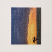 ハゲワシとアカシアの木のパノラマ ジグソーパズル (縦)