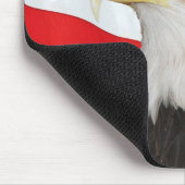 ハゲワシとアメリカ国旗のマウスパッド マウスパッド (コーナー)