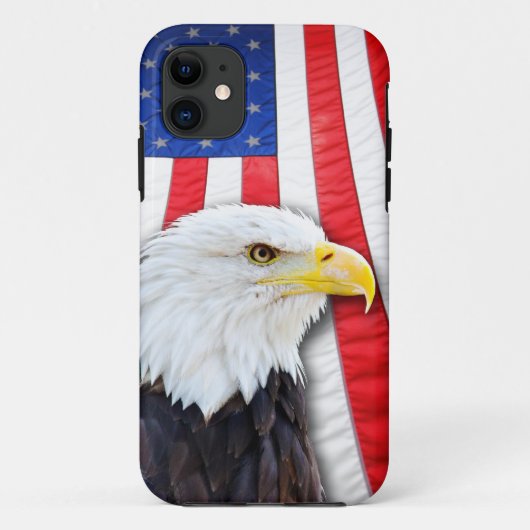 ハゲワシと国旗 Case-Mate iPhoneケース (裏面)