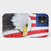ハゲワシと国旗 Case-Mate iPhoneケース (裏面(横))
