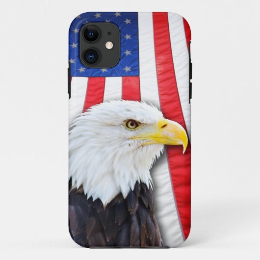 ハゲワシと国旗 Case-Mate iPhoneケース (裏面)