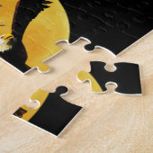 ハゲワシと満月 ジグソーパズル (側面)