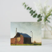 《ハゲワシと納屋》 ポストカード (スタンド正面)