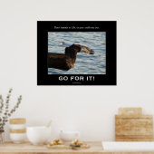 ハゲワシのやる気を起こさせるポスター ポスター (キッチン)