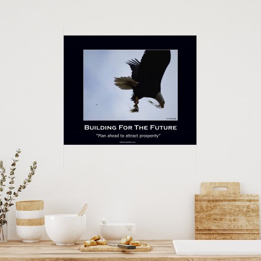 ハゲワシのやる気を起こさせるポスター ポスター (キッチン)