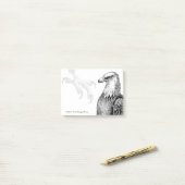 ハゲワシのアウトドアマンフォレストレンジャー自然ラバー ポストイット (デスク上)