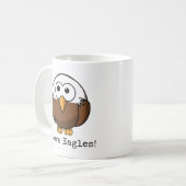 ハゲワシのカートゥーンが大好き コーヒーマグカップ (正面左)